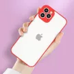 Milky Case silicone flexible translucent Case Samsung Galaxy S21+ 5G (S21 Plus 5G), sötétkék tok, kék
