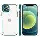 Milky Case silicone flexible translucent Case Samsung Galaxy S21+ 5G (S21 Plus 5G) tok, zöld