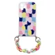 Color Chain Case gel flexible elastic case tok lánccal Samsung Galaxy S21+ 5G (S21 Plus 5G), színes