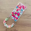 Color Chain Case gel flexible elastic case tok lánccal Samsung Galaxy S21+ 5G (S21 Plus 5G), színes