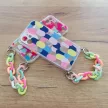 Color Chain Case gel flexible elastic case tok lánccal Xiaomi Redmi Note 10 5G, színes