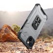 Crystal Ring Case Kickstand Tough Rugged Cover ütésálló tok iPhone 12 mini, fekete