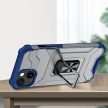 Crystal Ring Kickstand ütésálló hátlap, tok iPhone 12 mini, kék