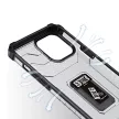 Crystal Ring Case Kickstand ütésálló tok, iPhone 12 Pro Max, piros
