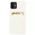 Card Case Silicone Cover Wallet with Card Slot tok Samsung Galaxy S21 + 5G (S21 Plus 5G), fehér