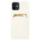 Card Case Silicone Cover Wallet with Card Slot tok Samsung Galaxy S21 + 5G (S21 Plus 5G), fehér