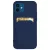 Card Case Silicone Cover Wallet with Card Slot tok Samsung Galaxy S21 + 5G (S21 Plus 5G), sötétkék, kék