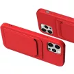 Card Case Silicone Cover Wallet with Card Slot tok Samsung Galaxy S21 + 5G (S21 Plus 5G), sötétkék, kék