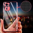 Clear Color Case Xiaomi redmi Note 10 5G/Poco M3 Pro szilikon hátlap, tok, átlátszó-fekete