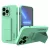 Wozinsky Kickstand Case iPhone 13 mini szilikon hátlap, tok, menta