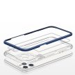 Clear 3in1 Case iPhone 11 Pro Max ütésálló hátlap, tok, átlátszó-kék