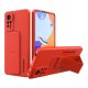 Wozinsky Kickstand Case Xiaomi Redmi Note 11 Pro szilikon hátlap, tok, piros