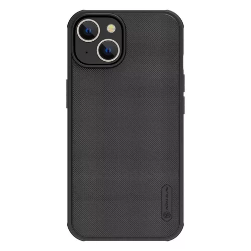 Nillkin Super Frosted Shield Pro Armor Case ütésálló tok iPhone 14 Plus hátsó borításhoz, fekete