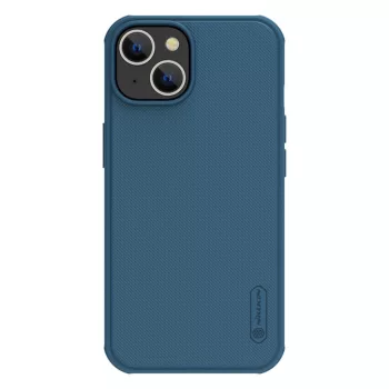   Nillkin Super Frosted Shield Pro Armor Case ütésálló tok iPhone 14 Plus hátlapi borítás, kék