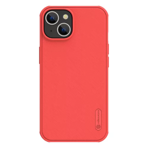 Nillkin Super Frosted Shield Pro Armor Case ütésálló tok iPhone 14 Plus, hátlap, piros