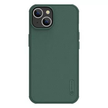   Nillkin Super Frosted Shield Pro Armor Case ütésálló tok iPhone 14 Plus hátsó borításhoz, zöld