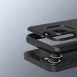 Nillkin Super Frosted Shield Pro Armor Case ütésálló tok iPhone 14 Plus hátsó borításhoz, zöld