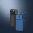 Nillkin CamShield Pro Case iPhone 14 Pro Max ütésálló hátlap, tok, kék