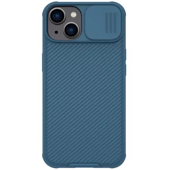   Nillkin CamShield Pro Magnetic iPhone 14 Plus Magsafe hátlap, tok, kék