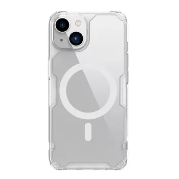   Nillkin Nature Pro mágneses tok iPhone 14 Plus MagSafe borítás, átlátszó