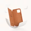 Nillkin Qin bőr Pro Case iPhone 14 Plus Holster Cover oldalra nyíló tok, fekete