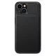 Nillkin Qin bőr Pro Case iPhone 14 Plus Holster Cover oldalra nyíló tok, fekete