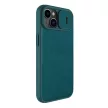 Nillkin Qin bőr Pro Case iPhone 14 Plus Holster Cover oldalra nyíló tok, zöld