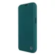 Nillkin Qin bőr Pro Case iPhone 14 Plus Holster Cover oldalra nyíló tok, zöld