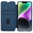 Nillkin Qin Qin Cloth Pro Case tok iPhone 14 Plus oldalra nyíló tok, kék