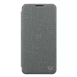 Nillkin Qin Qin Cloth Pro Case iPhone 14 Plus oldalra nyíló tok, szürke