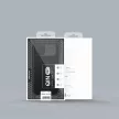 Nillkin Qin Qin Cloth Pro Case iPhone 14 Plus oldalra nyíló tok, szürke