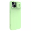 Nillkin CamShield Silky Silicone Case iPhone 14 Plus hátlap, tok, zöld