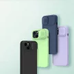 Nillkin CamShield Silky Silicone Case iPhone 14 Plus hátlap, tok, zöld