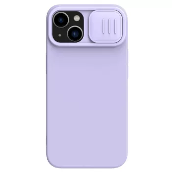   Nillkin CamShield Silky Silicone Case iPhone 14 Plus hátlap, tok, lila