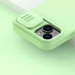 Nillkin CamShield Magnetic Silicone Case iPhone 14 Plus MagSafe hátlap, tok, kék
