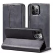Magnet Fancy Case iPhone 12 Pro Max oldalra nyíló tok, fekete