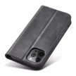 Magnet Fancy Case iPhone 12 Pro Max oldalra nyíló tok, fekete