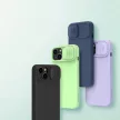 Nillkin CamShield Magnetic Silicone Case iPhone 14 Plus MagSafe hátlap, tok, zöld