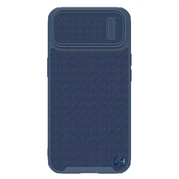   Nillkin Textured S tok iPhone 14, Armor Case kamerafedéllel, kék