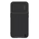 Nillkin Textured S tok iPhone 14 Pro Armor Case kamerafedéllel, fekete