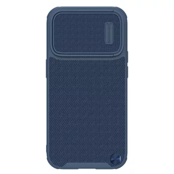   Nillkin Textured S tok iPhone 14 Pro, Armor Case kamerafedéllel, kék