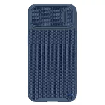   Nillkin Textured S tok iPhone 14 Plus, Armor Case kamerafedéllel, kék