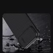 Nillkin Textured S tok iPhone 14 Pro Max tok kamerafedéllel, fekete