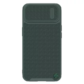   Nillkin Textured S tok iPhone 14 Pro Max Armor Case kamerafedéllel, zöld
