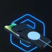 Nillkin Textured S tok iPhone 14 Pro Max Armor Case kamerafedéllel, zöld