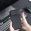Nillkin Synthetic Fiber S Case ütésálló tok iPhone 14 Plus tok kamerafedéllel, fekete