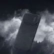 Nillkin Synthetic Fiber S Case ütésálló tok iPhone 14 Pro Max tok kamerafedéllel, fekete