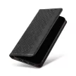 Magnet Strap oldalra nyíló tok iPhone 12 Pro Max Pouch Wallet + Mini Lanyard Pendant, fekete