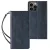 Magnet Strap oldalra nyíló tok iPhone 12 Pro Max Pouch Wallet + Mini Lanyard Pendant, kék