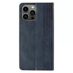 Magnet Strap oldalra nyíló tok iPhone 12 Pro Max Pouch Wallet + Mini Lanyard Pendant, kék